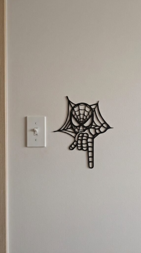 Quadro Decorativo · Homem Aranha Teia