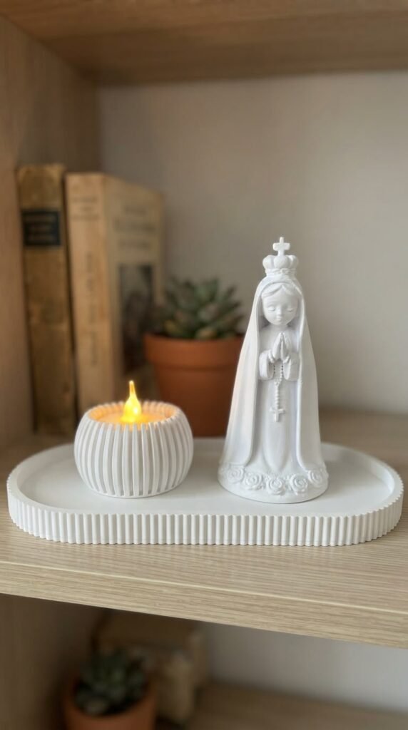 Kit Decorativo · Nossa Senhora de Fátima