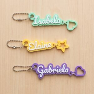 Porta-Chaves · Nome + Charm