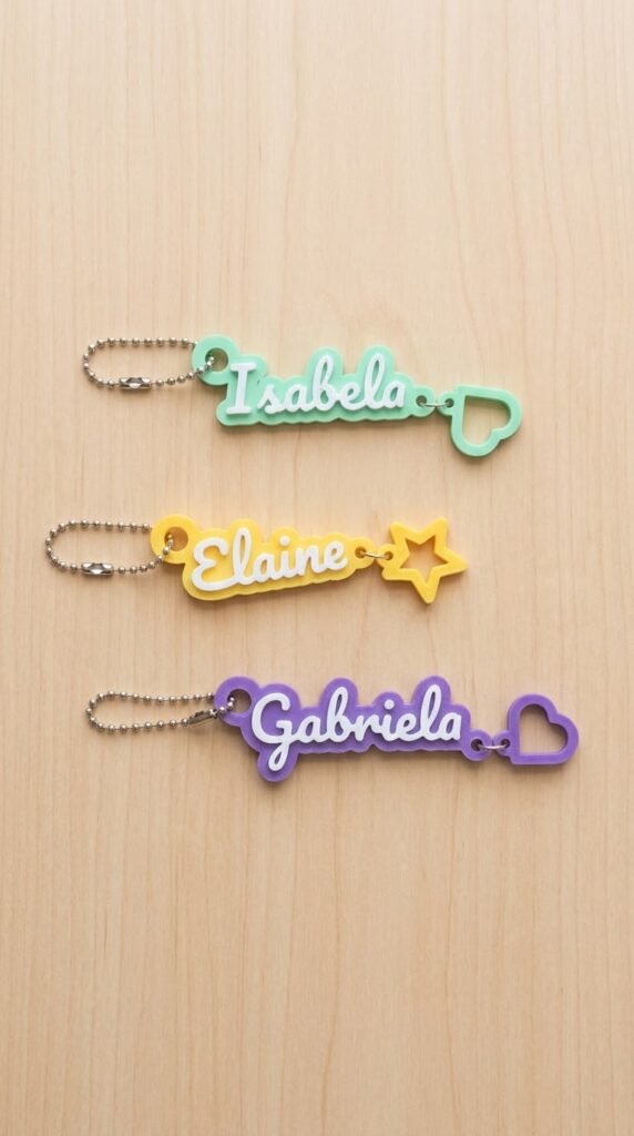 Porta-Chaves · Nome + Charm