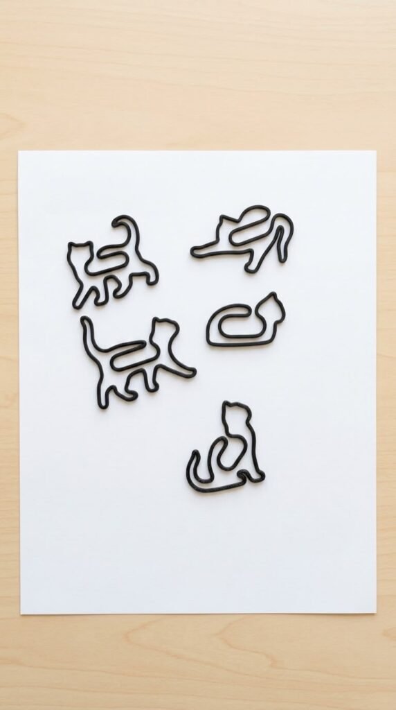 Clips Marcadores de Página Gatinho