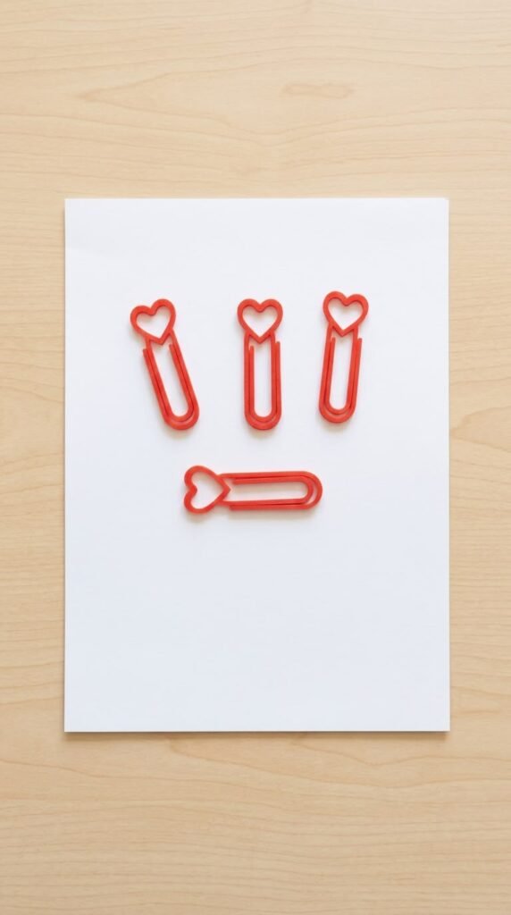 Clips Marcadores de Página · Coração
